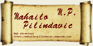 Mahailo Pilindavić vizit kartica